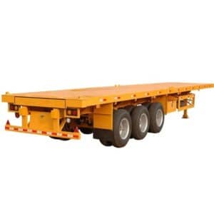 china 3 axle flat bed semi trailer