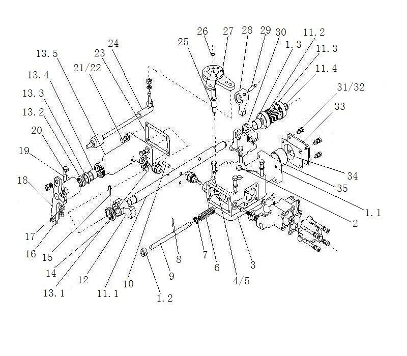 sinotruk howo transmission parts Supporting rod WG2229210041