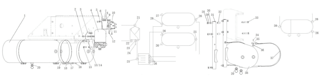 sinotruk howo truck parts air dryer WG9000360521