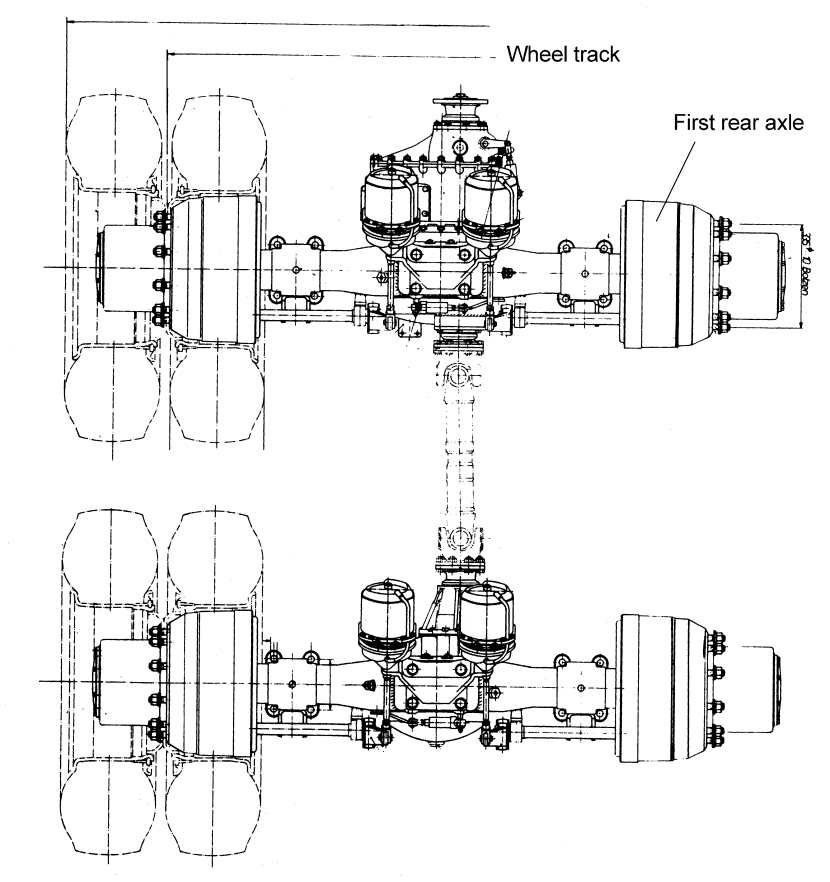 sinotruk howo truck parts howo rear axle assembly