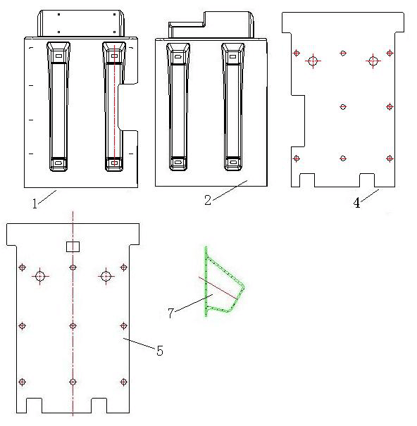 China genuine truck parts supplier sinotruk howo cab parts howo fender WG1642233001