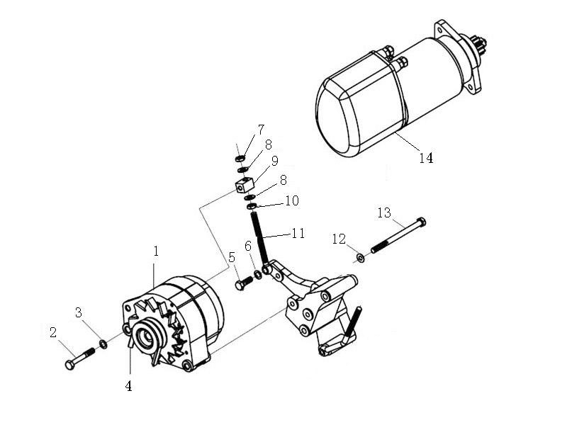 cnhtc sinotruk china howo a7 engine parts wd615 starter VG1560090007