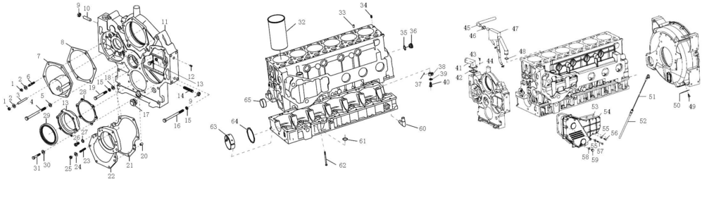 sinotruk genuine parts supplier howo engine parts wd615 engine parts cylinder VG1540010006