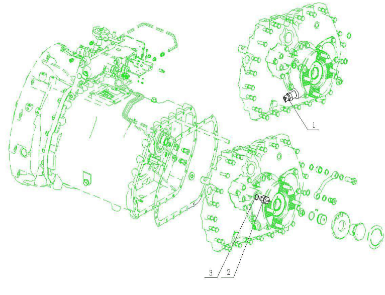 sinotruk howo gearbox spare parts Pressure sensor WG2209280003