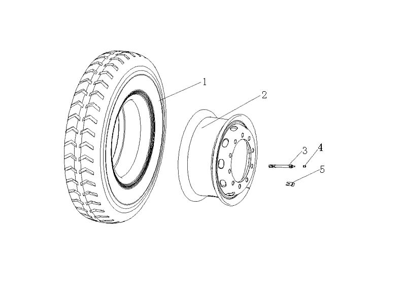 sinotruk howo truck parts howo wheel assembly WG9631610050