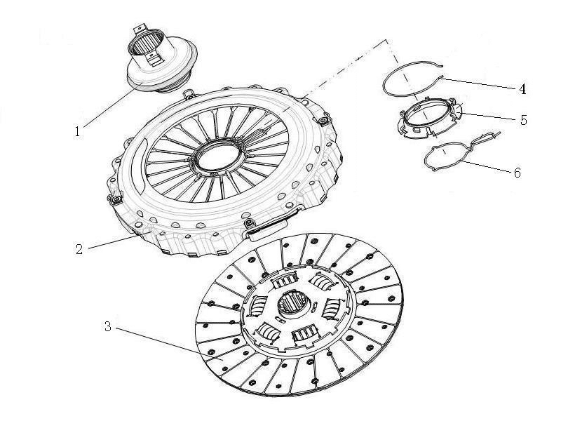 sinotruk howo truck parts clutch disk WG9725161390