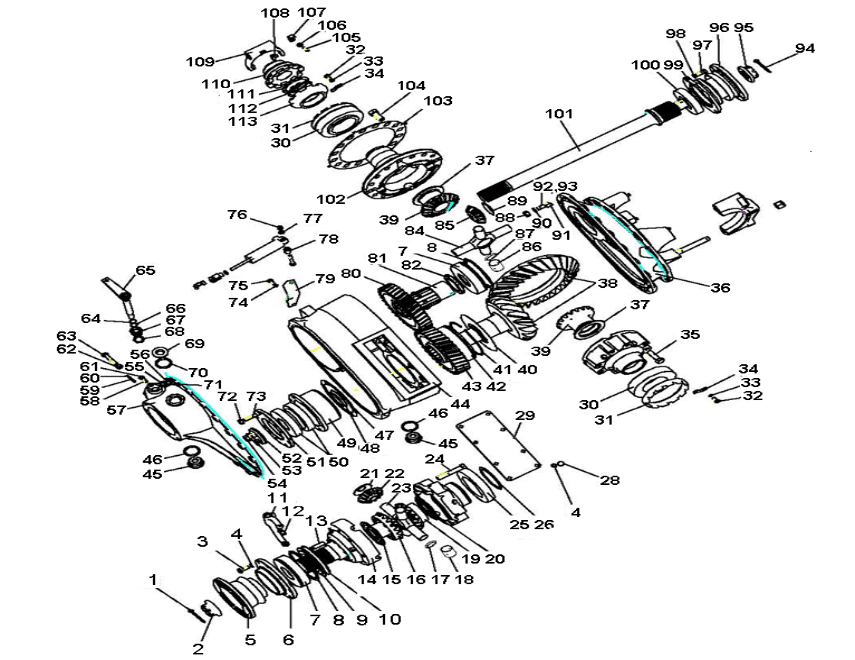 sinotruk howo truck spare parts Diff.housing WG9231320272