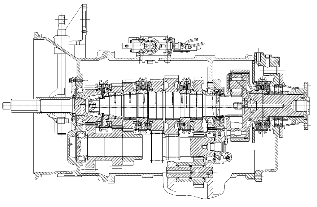 sinotruk howo transmission assembly HW15710 HW15710090710